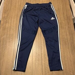Adidas Men’s Navy Joggers with White Stripes